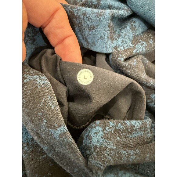 Lululemon CitySweat Hoodie Mens L Astral Classic Navy Blue Borealis Tie Dye - Picture 12 of 12